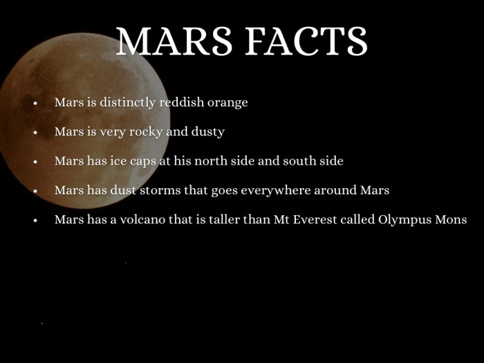 मंगल के बारे में दिलचस्प तथ्य