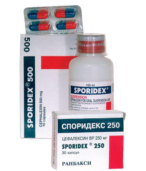 Sporidex निर्देश